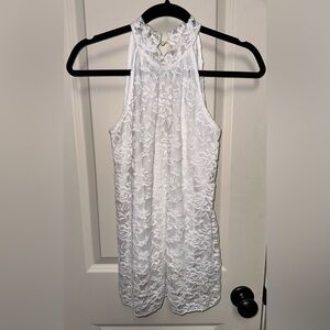 White lace top
